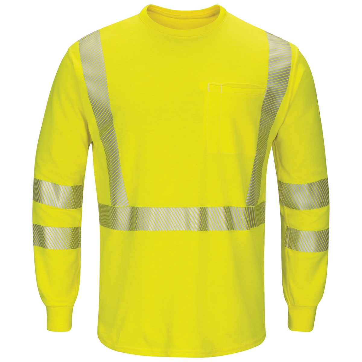 Bulwark Hi-Vis Lightweight Shirt in Hi-Vis Yellow